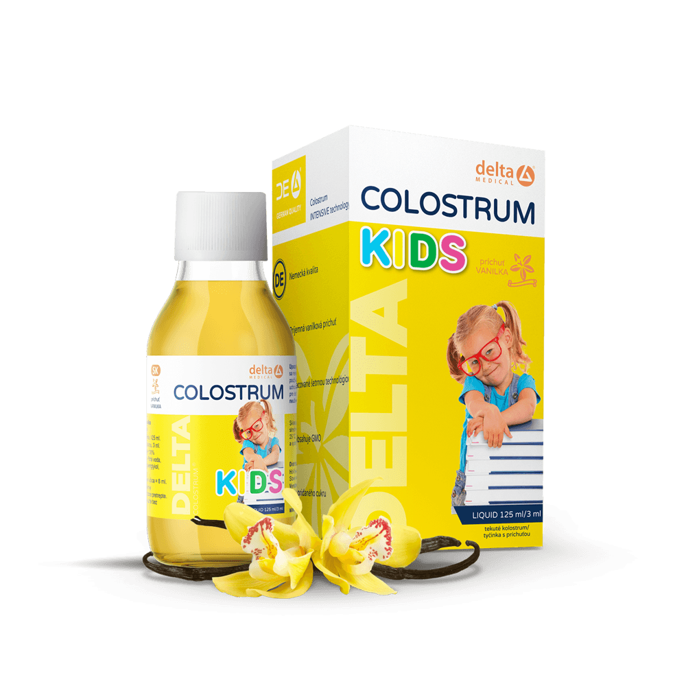 DELTA COLOSTRUM® KIDS Vanilka 125 ml